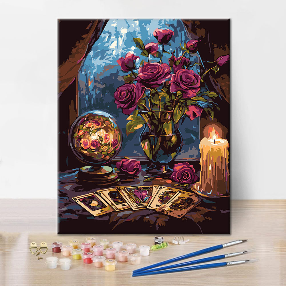 Tirage de cartes de tarot - Peinture par numéros