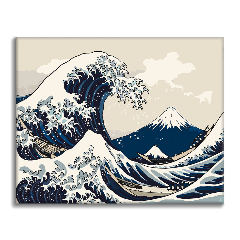 Vagues et bateaux - Peinture par numéros