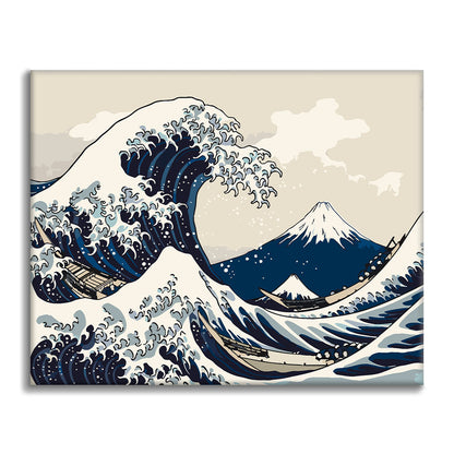Vagues et bateaux - Peinture par numéros