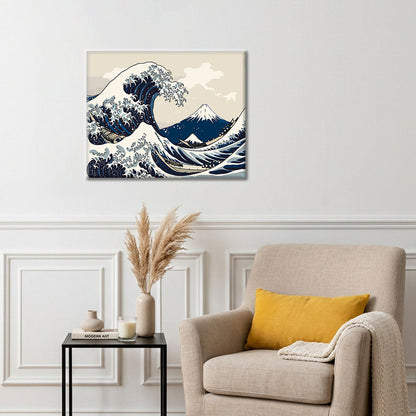 Vagues et bateaux - Peinture par numéros