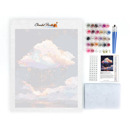 Rêve floral galactique - Peinture par numéros