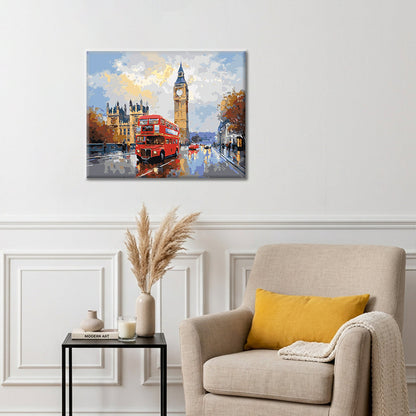 Circuit rouge de Londres - Peinture par numéros