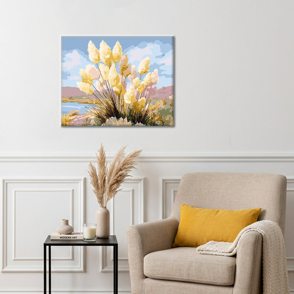 Herbes à vent - Peinture par numéros