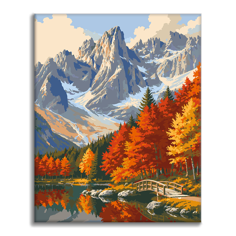 Reflet d’automne – Peinture par numéros