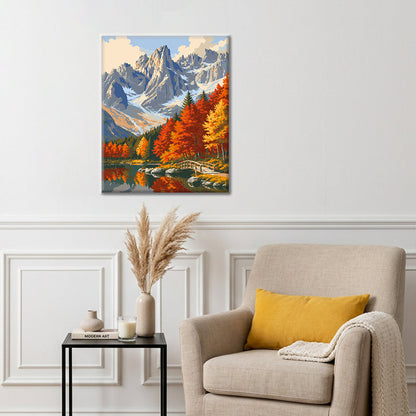 Reflet d’automne – Peinture par numéros