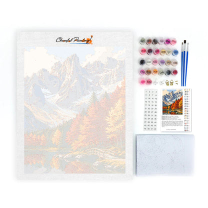 Reflet d’automne – Peinture par numéros