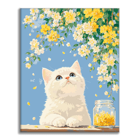 L’été du chat – Peinture par numéros