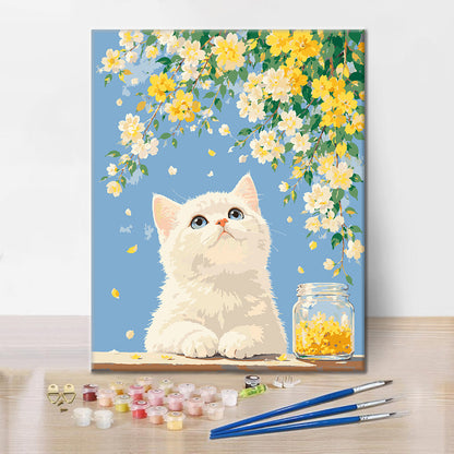 L’été du chat – Peinture par numéros