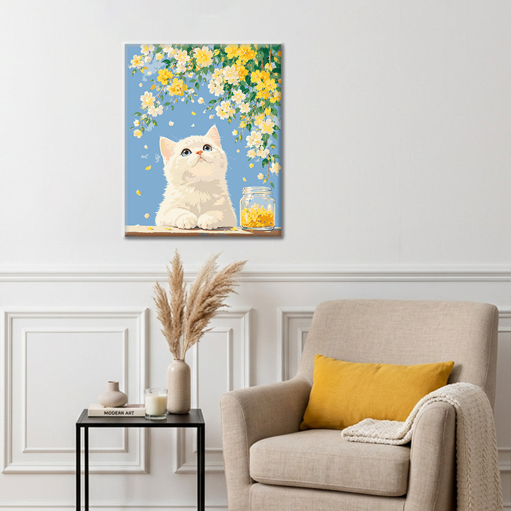 L’été du chat – Peinture par numéros