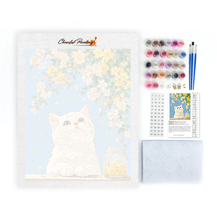 L’été du chat – Peinture par numéros
