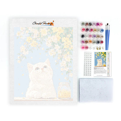 L’été du chat – Peinture par numéros