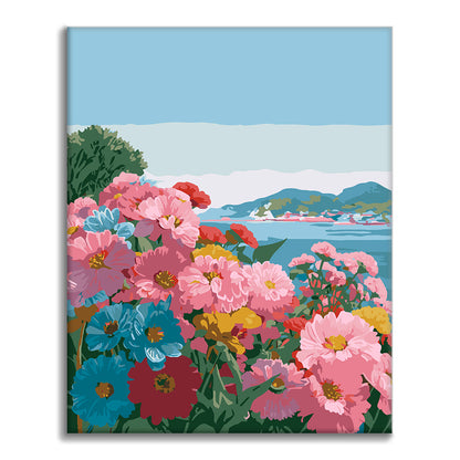 Fleurs du littoral – Peinture par numéros