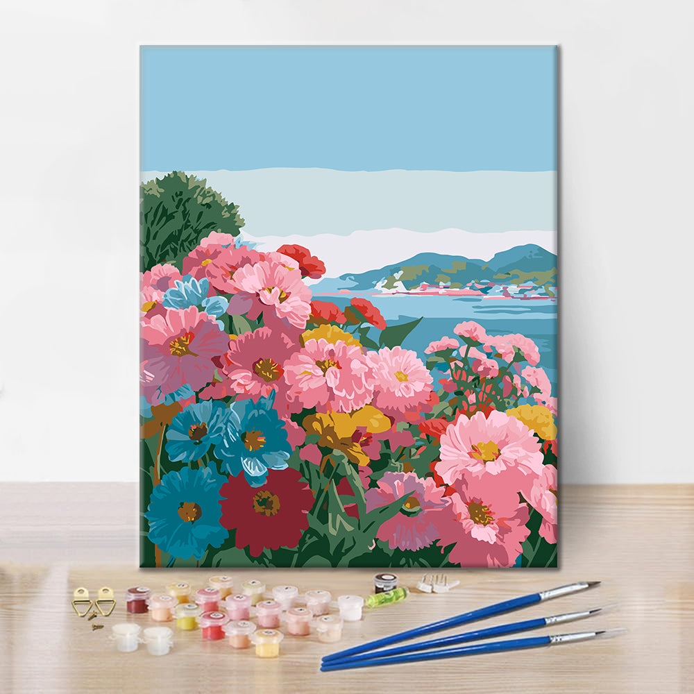 Fleurs du littoral – Peinture par numéros