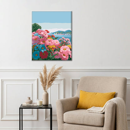 Fleurs du littoral – Peinture par numéros