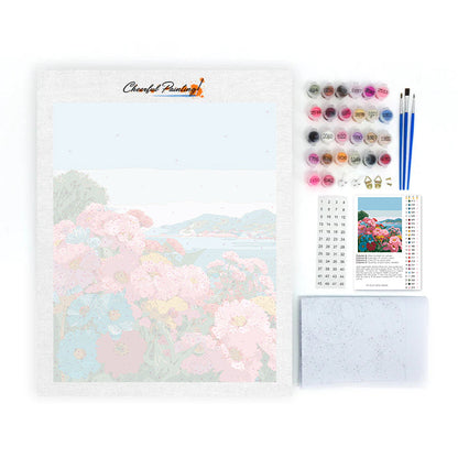 Fleurs du littoral – Peinture par numéros