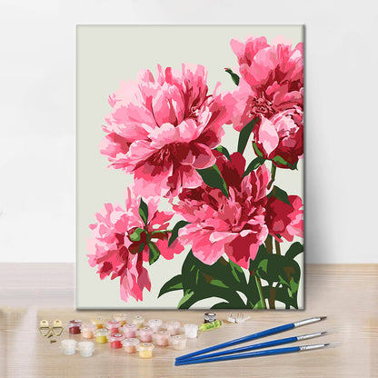 Pivoines exquises – Peinture par numéros