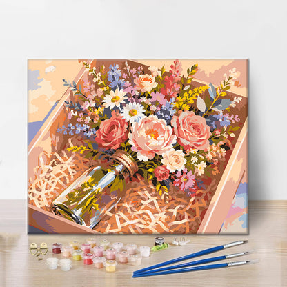 Bouquet cadeau – Peinture par numéros