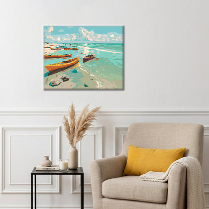 Sérénité en kayak – Peinture par numéros