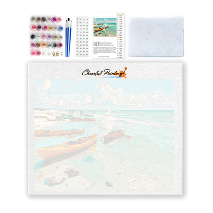 Sérénité en kayak – Peinture par numéros