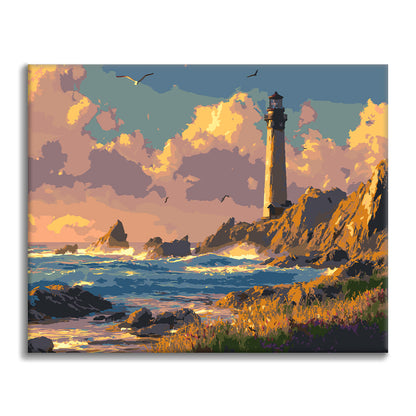 Lueur du phare – Peinture par numéros