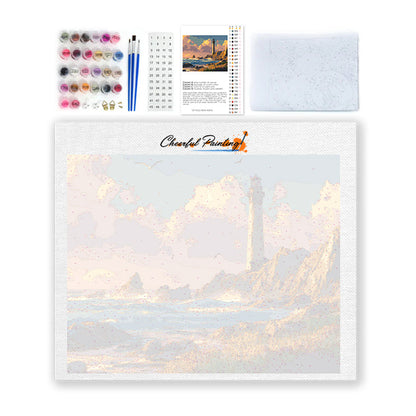 Lueur du phare – Peinture par numéros