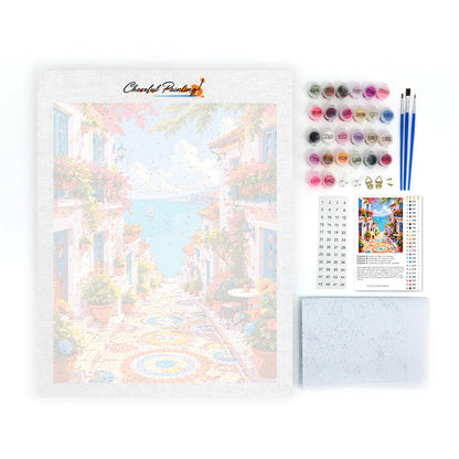 Mosaïque méditerranéenne – Peinture par numéros