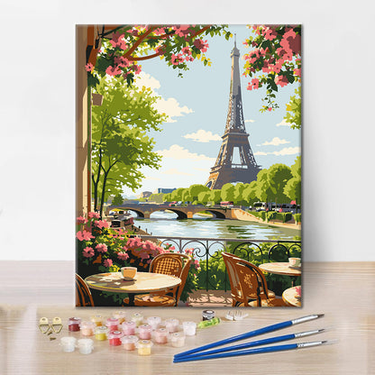 Matin parisien – Peinture par numéros