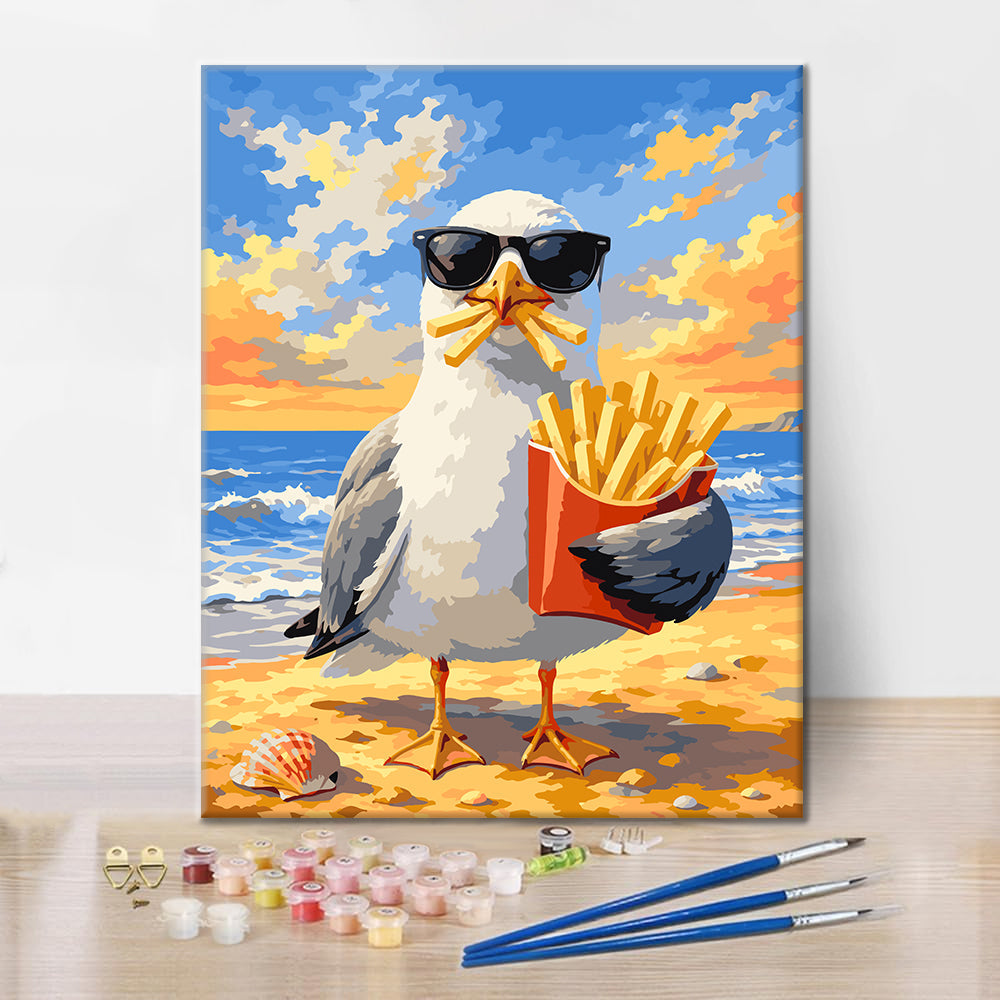 Frites parfaites – Peinture par numéros