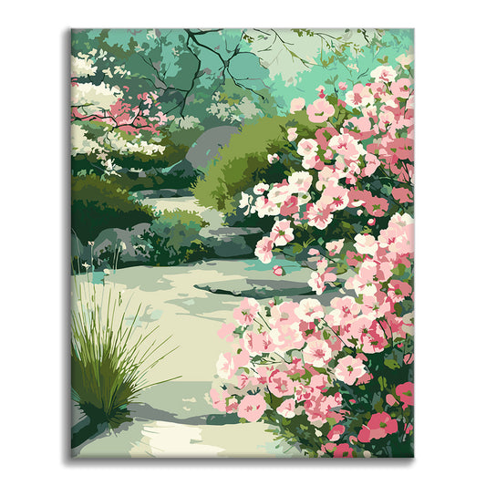 Jardin paisible – Peinture par numéros