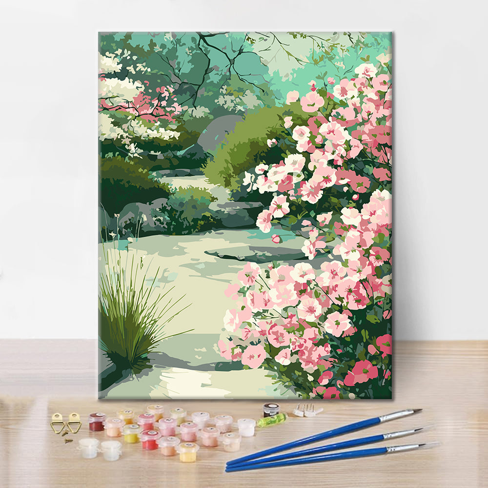 Jardin paisible – Peinture par numéros