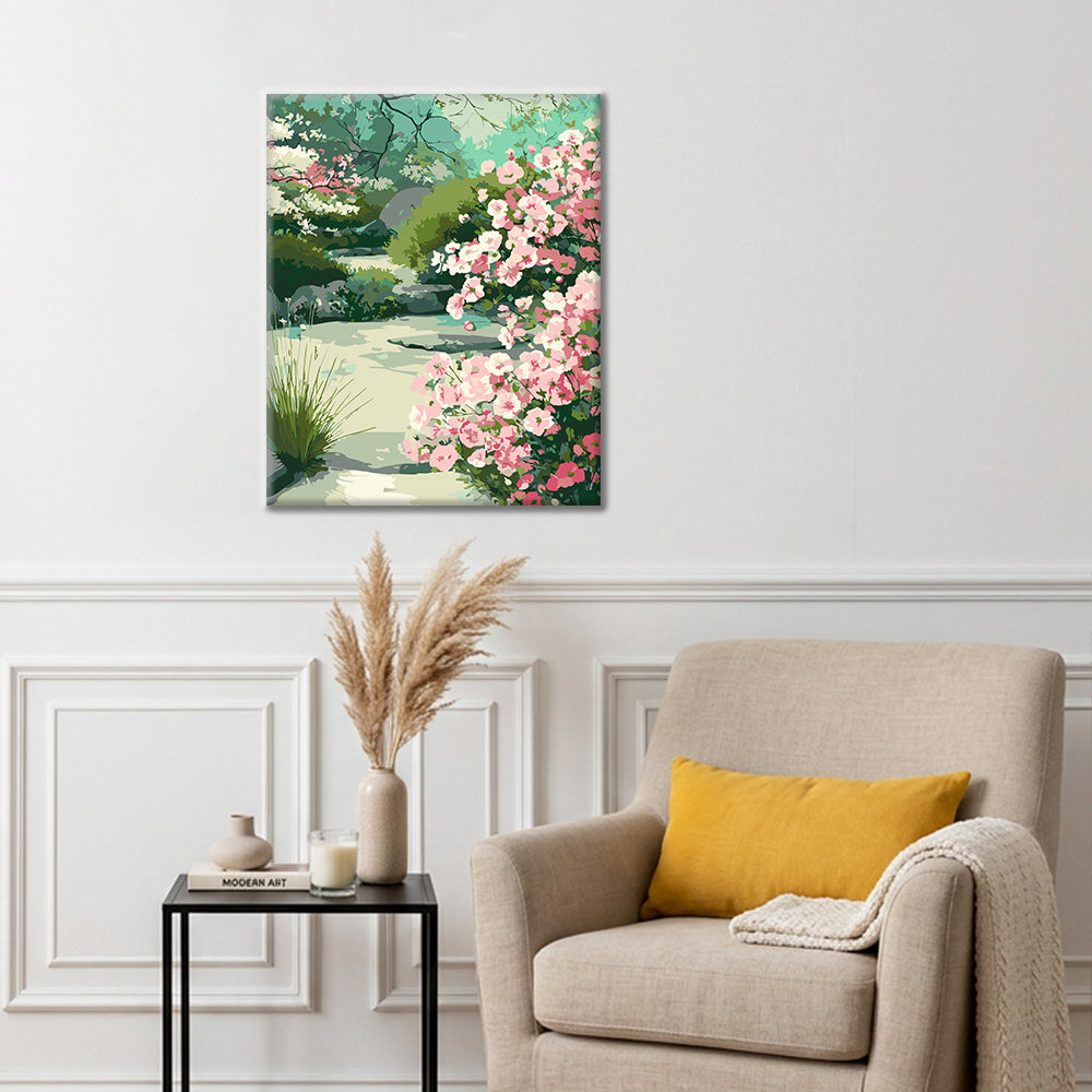 Jardin paisible – Peinture par numéros