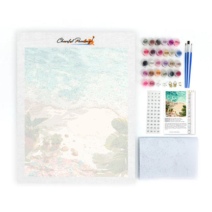 Oasis au bord de mer – Peinture par numéros