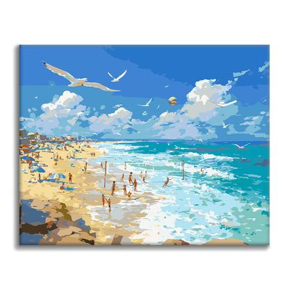 Sérénité au bord de mer – Peinture par numéros