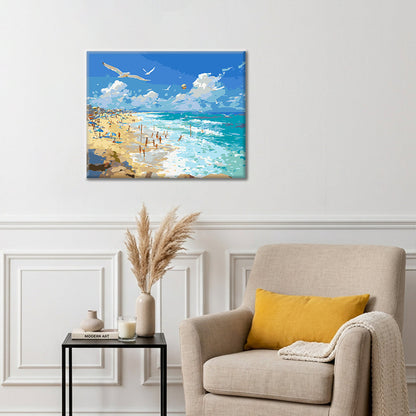 Sérénité au bord de mer – Peinture par numéros