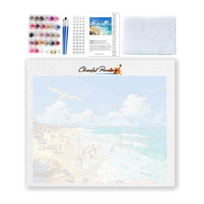 Sérénité au bord de mer – Peinture par numéros