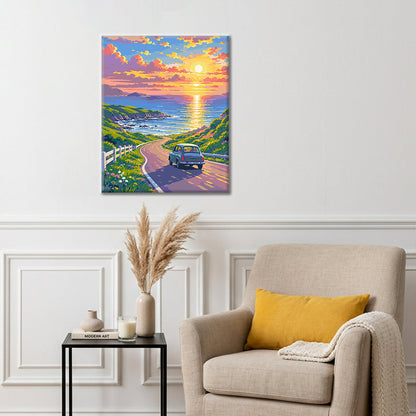 Escapade au bord de mer – Peinture par numéros