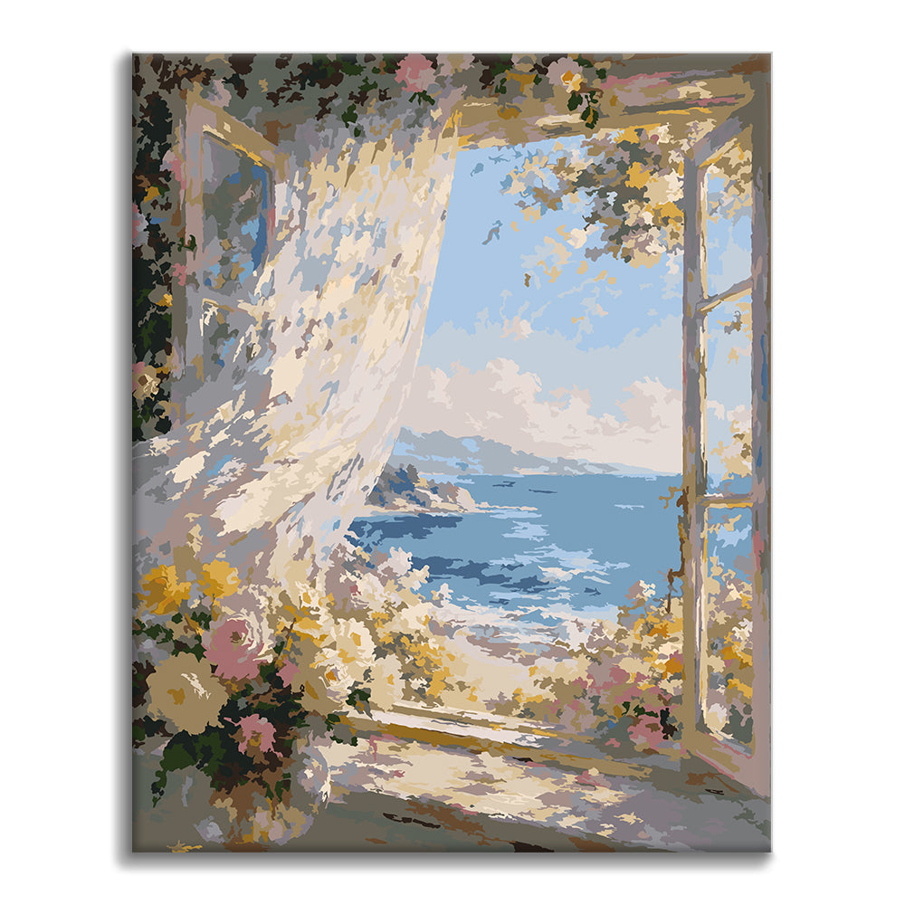 Vue sur la mer – Peinture par numéros