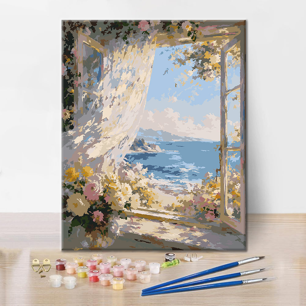 Vue sur la mer – Peinture par numéros