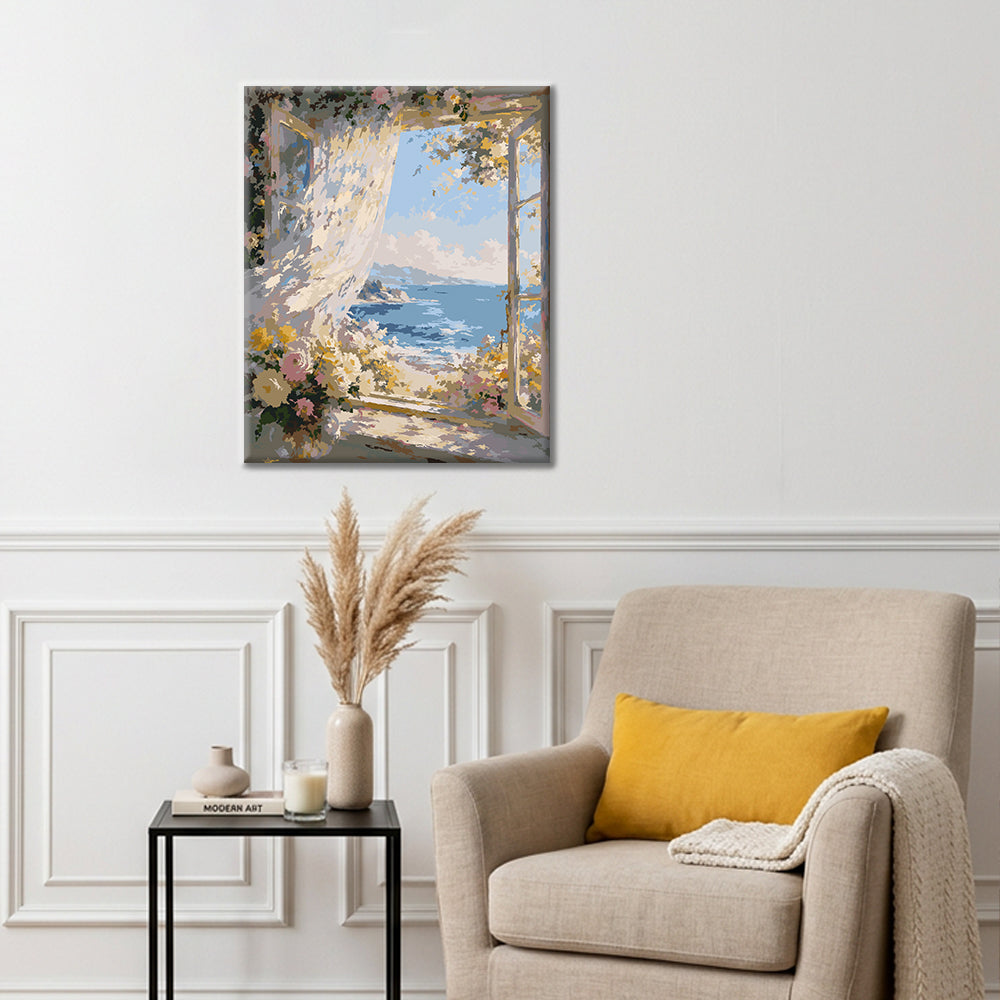 Vue sur la mer – Peinture par numéros
