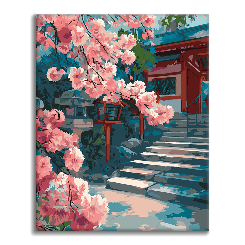 Jardin serein – Peinture par numéros
