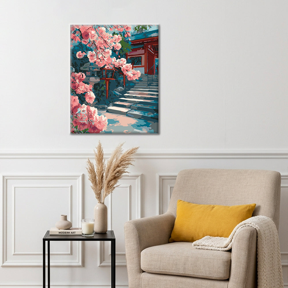Jardin serein – Peinture par numéros