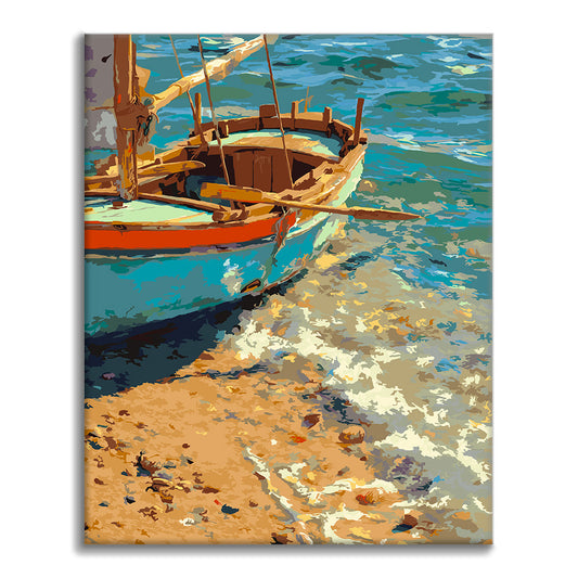 Calme du rivage – Peinture par numéros