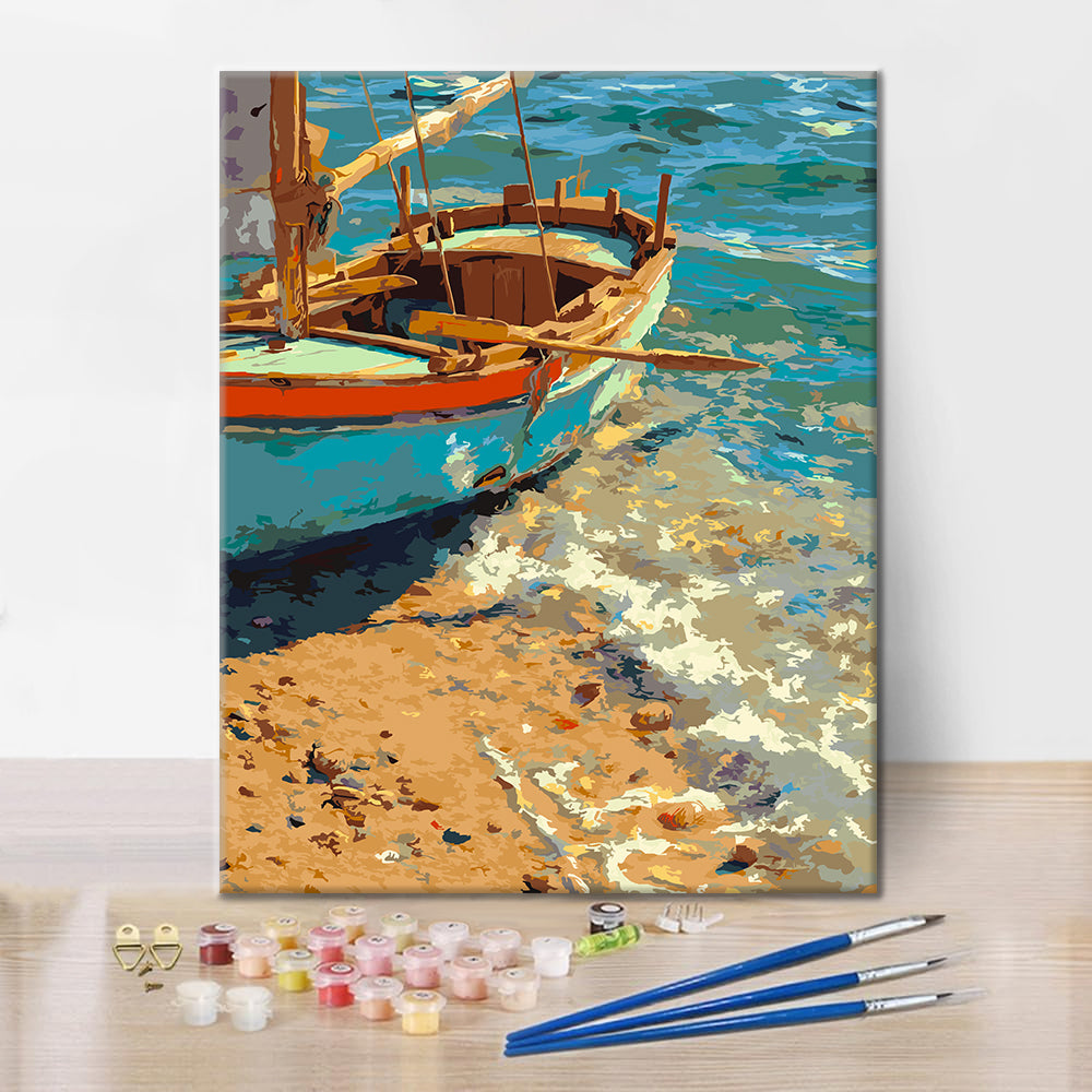 Calme du rivage – Peinture par numéros
