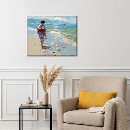 Promenade au rivage – Peinture par numéros