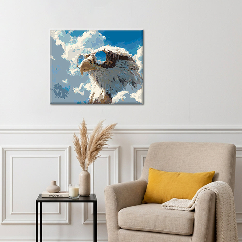 Guetteur du ciel – Peinture par numéros