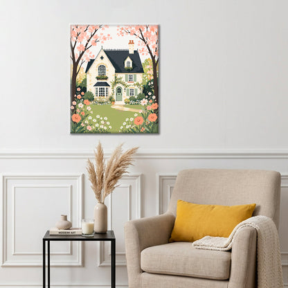 Cottage de printemps – Peinture par numéros