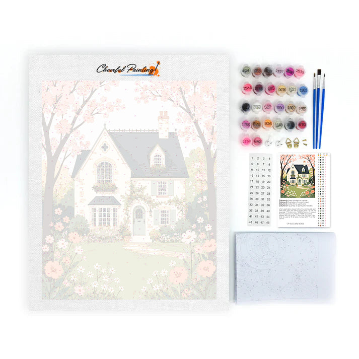 Cottage de printemps – Peinture par numéros