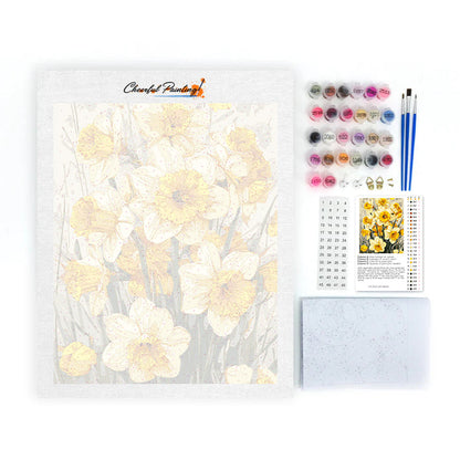 Jonquilles de printemps – Peinture par numéros