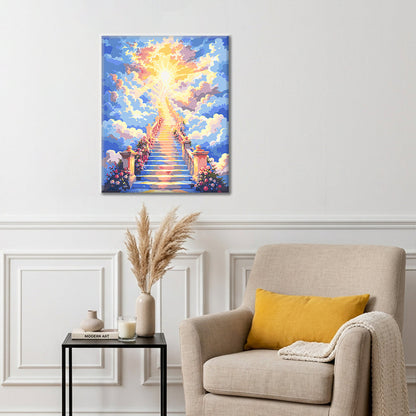 Escalier vers le ciel – Peinture par numéros