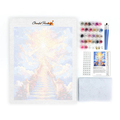 Escalier vers le ciel – Peinture par numéros